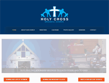 Tablet Screenshot of holycrosswinterhaven.com